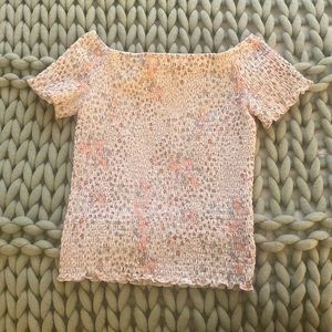 TARGET art class off the shoulder top